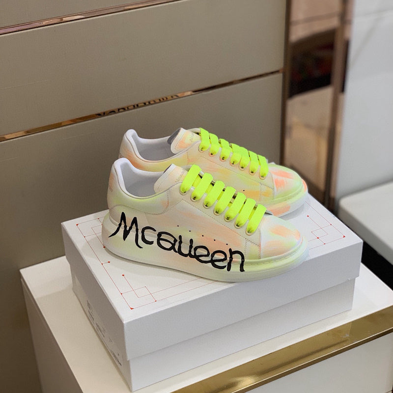Alexander McQueen muted earth tones luxury sneakers view 7 low-top design