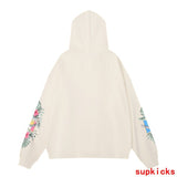 Front view of Rhude luxury clothing with signature branding