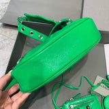 Classic Premium PU Leather Handbag - Smooth Faux-Leather Exterior | Women's Designer-Inspired Purse #388 - hardware and detail close-up (image 5) of designer-inspired handbag