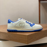 Gucci two-tone luxury sneakers view 6 signature lace-up style