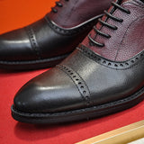 Hermes shoes Style 058 - close-up of premium leather craftsmanship