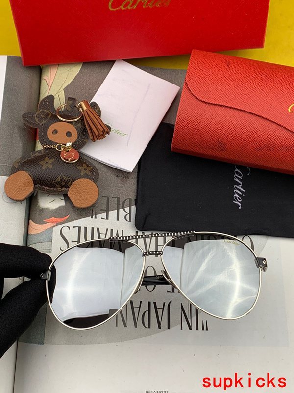 Lifestyle view of Cartier unisex sunglasses