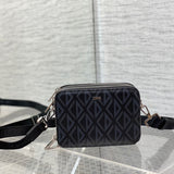 Front view of polished sleek women's handbag – women's designer-style accessory