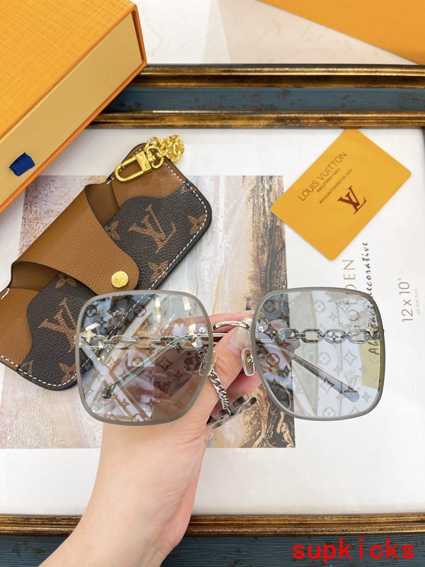 Front view of Louis Vuitton unisex sunglasses