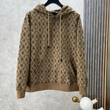 Back view of Louis Vuitton luxury clothing with logo-detail design