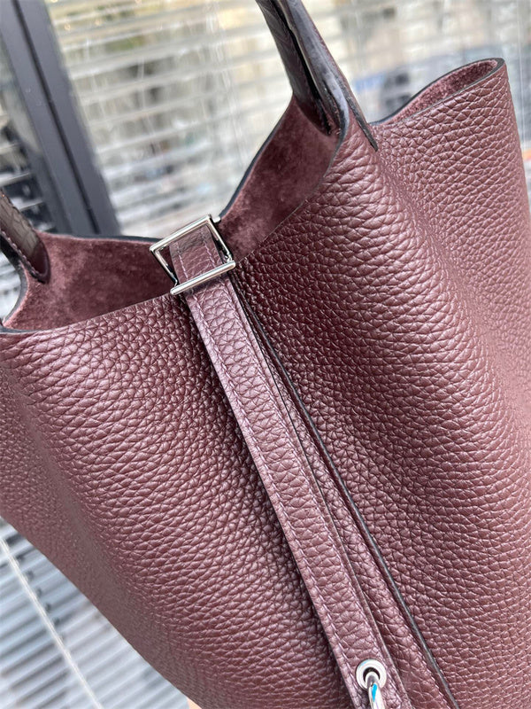 Tailored bag shown from front angle