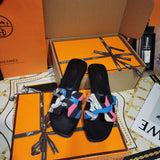Hermes sandals Style 022 - angled studio shot