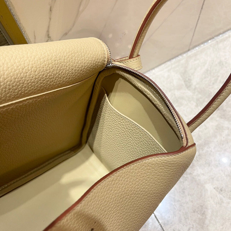 Close-up detail of polished bag design