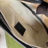 Close-up detail of classic sleek women's handbag – women's designer-style accessory