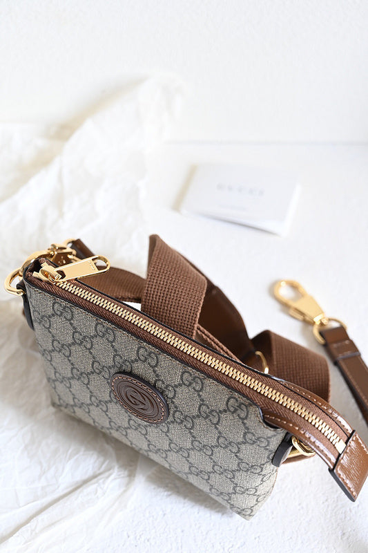 Back view of chic statement women's handbag – women's designer-style accessory