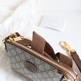 Back view of chic statement women's handbag – women's designer-style accessory