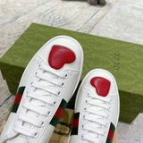 Gucci tonal black luxury sneakers view 4 padded collar comfort