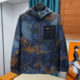 Back view of Louis Vuitton luxury clothing with logo-detail design