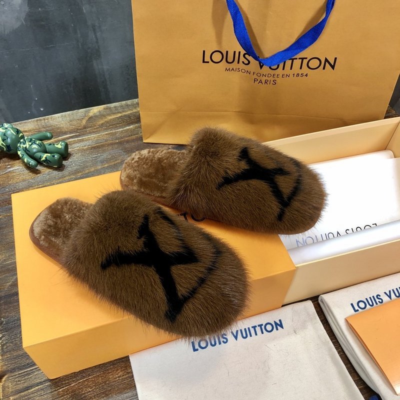 Louis Vuitton luxury shoes detail shot