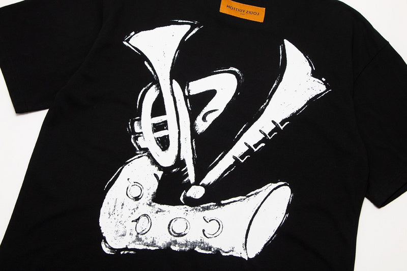 Flat lay presentation of Louis Vuitton cotton t-shirt with everyday silhouette