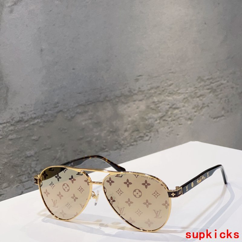 Side view of Louis Vuitton unisex sunglasses