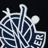 Front view of Moncler luxury clothing with everyday silhouette