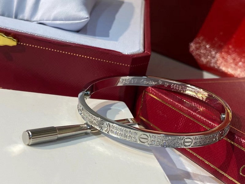 Front view of Cartier unisex jewelry piece
