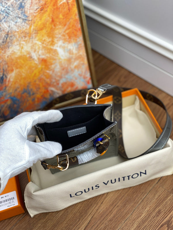 Top view of statement refined women's handbag – women's premium purse