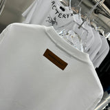Side profile of Louis Vuitton cotton t-shirt with monogram-inspired silhouette
