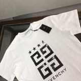 Close-up detail shot of Givenchy luxury clothing with relaxed-fit cut