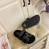 Hermes sandals Style 080 - back heel detail