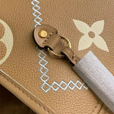  understated carryall bag detail view showing craftsmanship