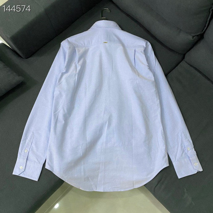 Side profile of Louis Vuitton luxury clothing with contemporary cut