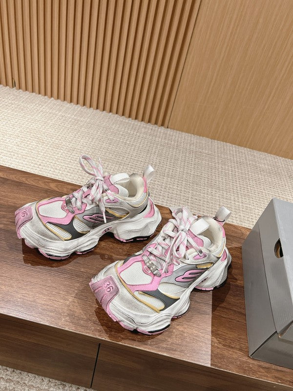 Balenciaga shoes Style 041 - front view, statement logo accent