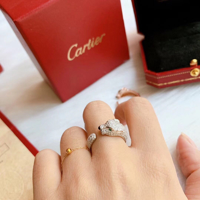 Front view of Cartier unisex jewelry piece