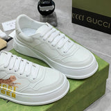 Gucci bold contrast luxury sneakers view 6 signature lace-up style