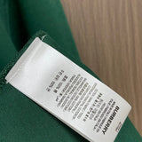 Close-up of Burberry designer clothing craftsmanship