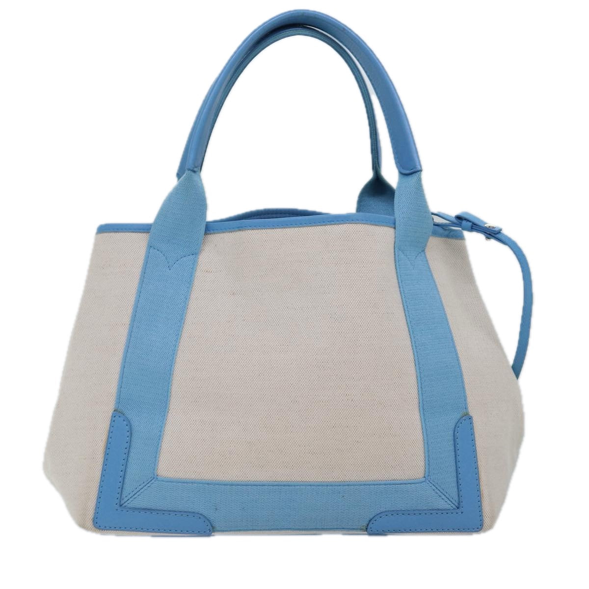 Balenciaga Navy Cabas S Hand Bag Canvas Blue Gray 339933 | Luxury Canvas Tote Bag