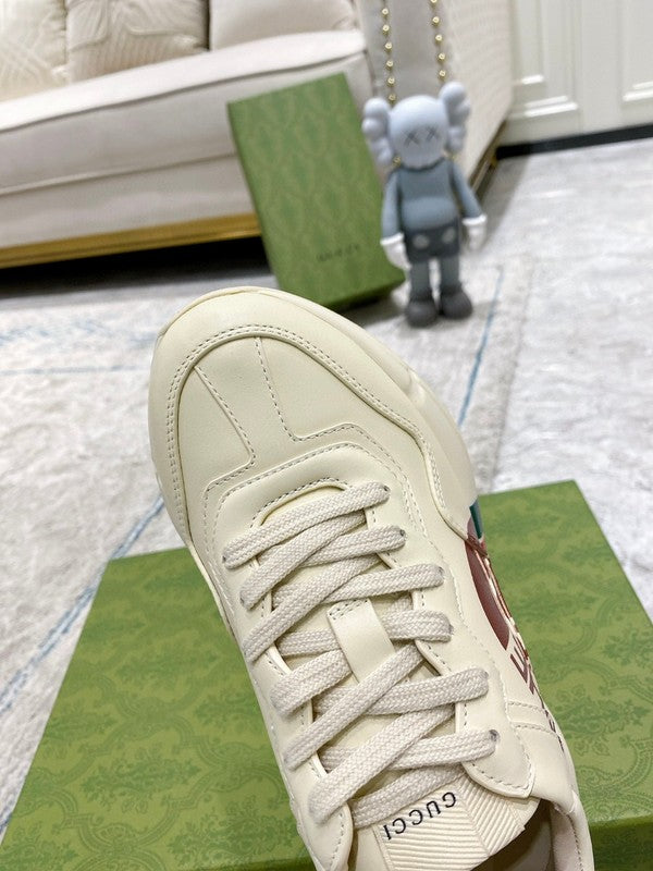 Gucci sneakers detailed view showing premium designer craftsmanship