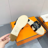Hermes sandals Style 196 - angled studio shot