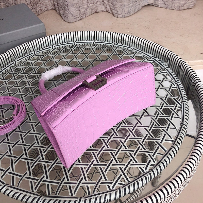 Top view of statement modern women's handbag – women's luxury accessory
