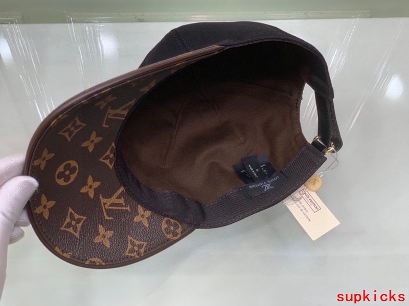 Side view of Louis Vuitton unisex cap