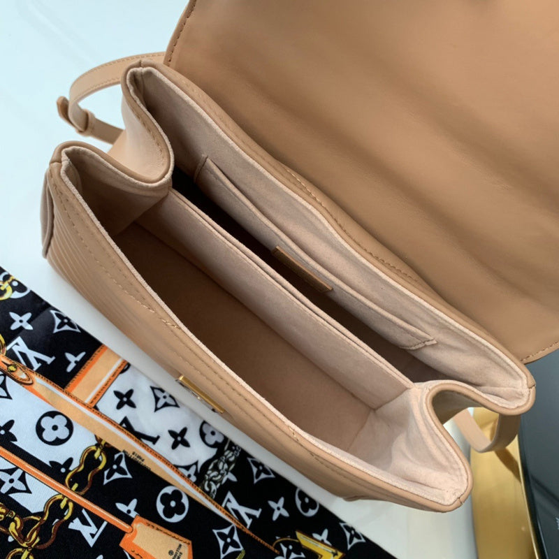 Front view of premium modern women's handbag – women's statement bag