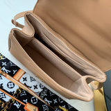 Front view of premium modern women's handbag – women's statement bag