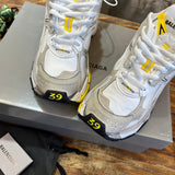 Balenciaga Camel High-Top Sneakers - Toe Detail View