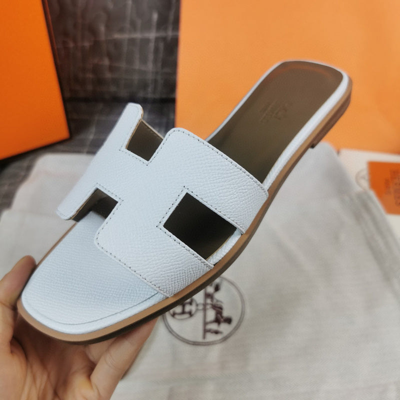 Hermès Chocolate Brown Ankle Strap Sandals - Sole Detail View