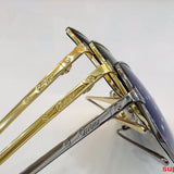 Close-up detail view of Cartier unisex sunglasses