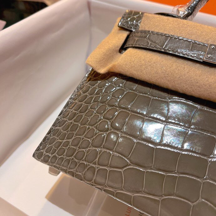 Statement bag shown from front angle