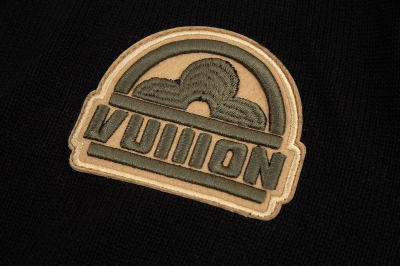 Front view of Louis Vuitton luxury clothing with relaxed-fit cut