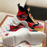 Close-up of Louis Vuitton shoes craftsmanship