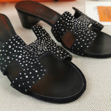 Hermes sandals Style 148 - styled lifestyle view