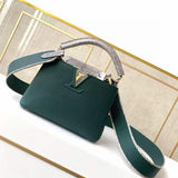 Front view of structured everyday-luxe women's handbag – women's statement bag