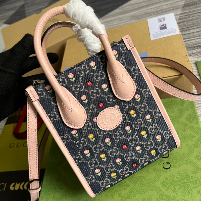 Front view of statement elevated women's handbag – women's designer-style accessory