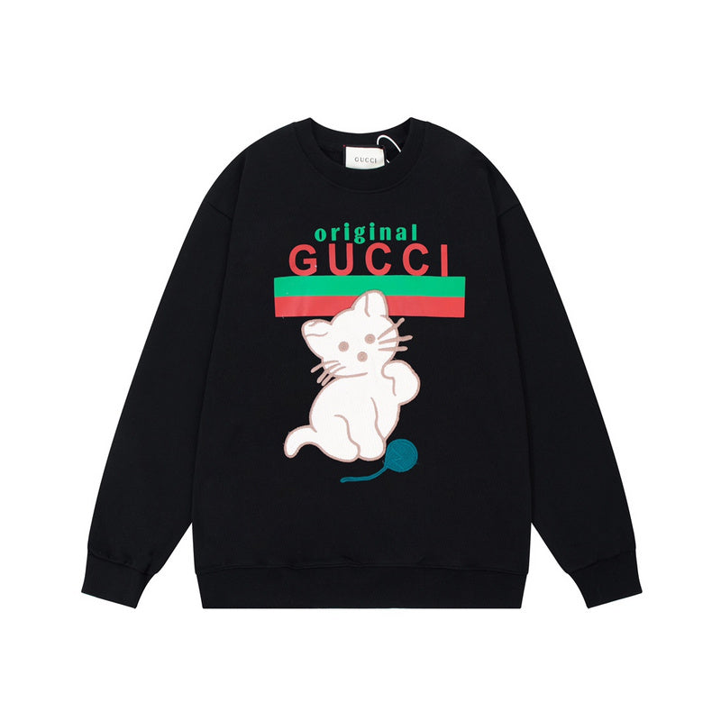 Back view of Gucci luxury clothing with everyday silhouette
