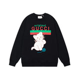 Back view of Gucci luxury clothing with everyday silhouette